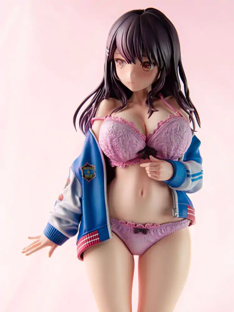 Original Character PVC kip 1/6 Sukajan Jacket Kanojo wa Cool de Itai! Kyouka Kagura 27 cm fotografija izdelka