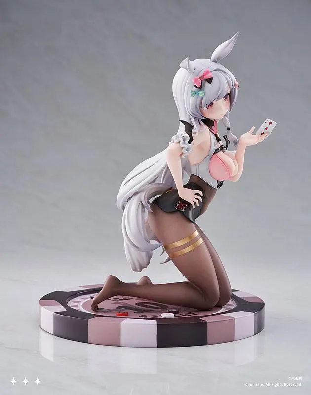 Original Character PVC Kip 1/7 Ashige-chan: Lucky Dealer Ver. 19 cm fotografija izdelka