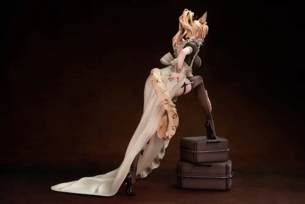 Original Character PVC kip 1/7 Battle Maid Different Species Leopard Cat Maria Deluxe Edition 24 cm fotografija izdelka