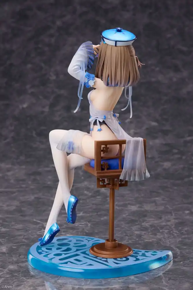 Original Character PVC kip 1/7 Blue jiangshi Illustration by Anmi 21 cm fotografija izdelka