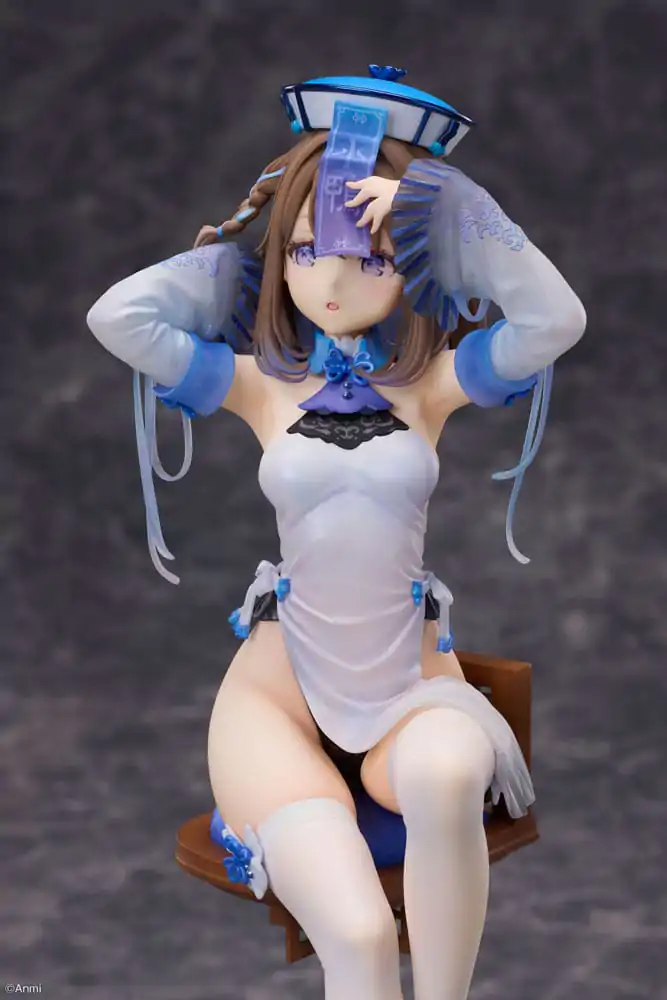 Original Character PVC kip 1/7 Blue jiangshi Illustration by Anmi 21 cm fotografija izdelka