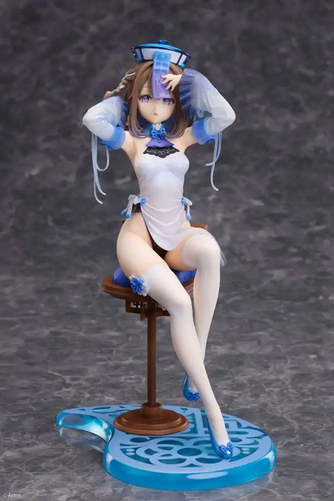 Original Character PVC kip 1/7 Blue jiangshi Illustration by Anmi 21 cm fotografija izdelka