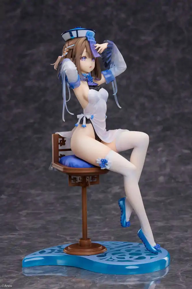 Original Character PVC kip 1/7 Blue jiangshi Illustration by Anmi 21 cm fotografija izdelka