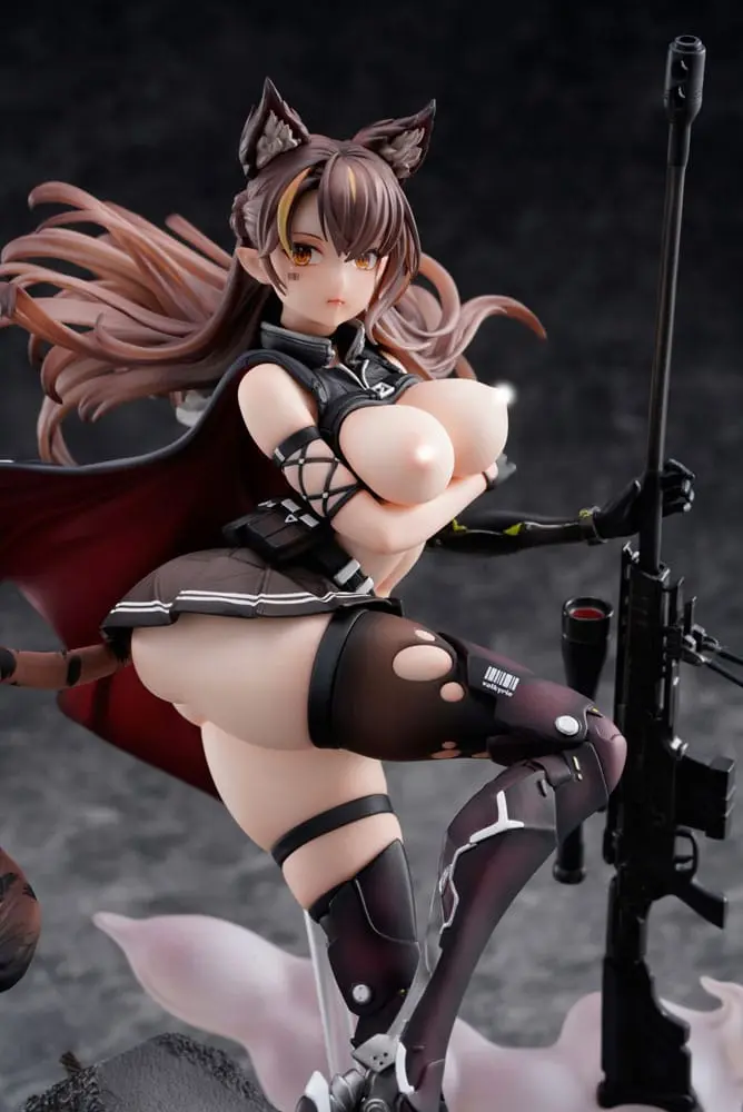 Original Character PVC 1/7 Ijuu Senki Series: Sniper Karihime Limited Distribution 27 cmOriginalen lik PVC 1/7 Ijuu Senki Series: Sniper Karihime Limited Distribution 27 cm fotografija izdelka