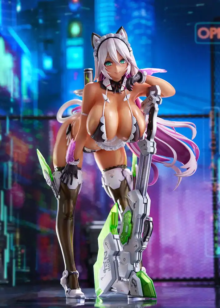 Original Character PVC kip 1/7 Meido-Busou: Ax Experimental Equipment 24 cm fotografija izdelka