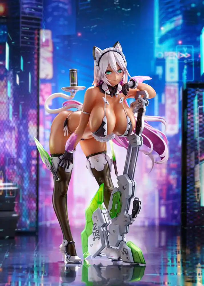 Original Character PVC kip 1/7 Meido-Busou: Ax Experimental Equipment 24 cm fotografija izdelka