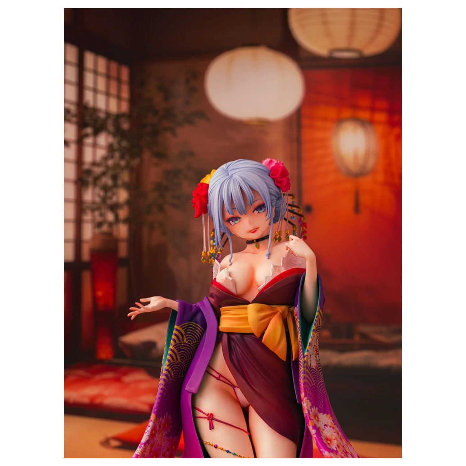 Original Character Kip 1/7 Shujuu Ecstasy Shion Oiran Ver. (Wholesome Ver.) 15 cm fotografija izdelka