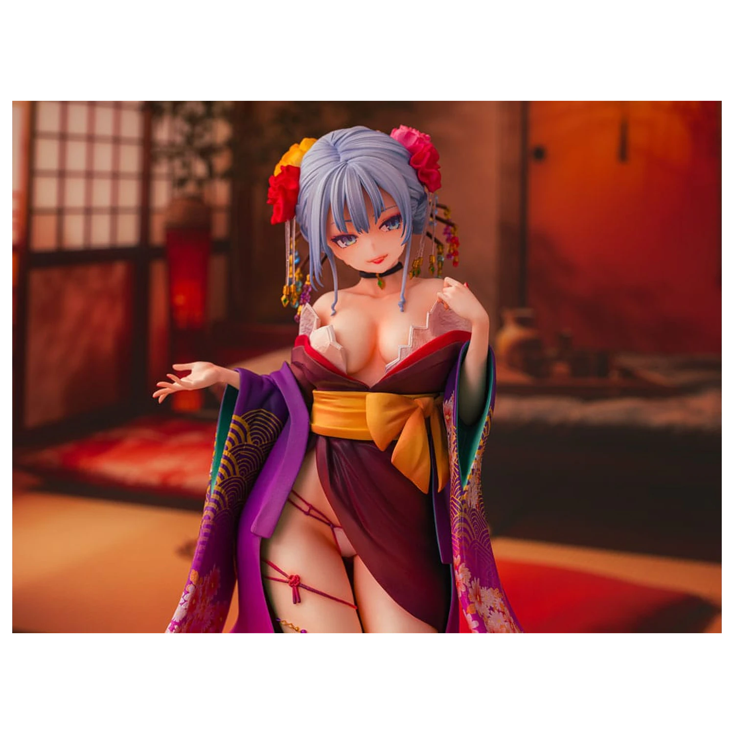 Original Character Kip 1/7 Shujuu Ecstasy Shion Oiran Ver. (Wholesome Ver.) 15 cm fotografija izdelka