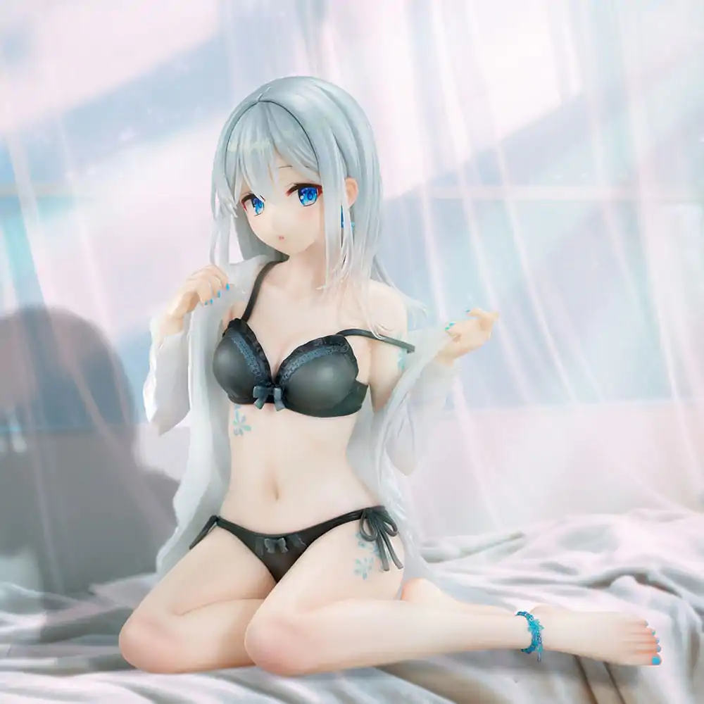 Original Character PVC kip 1/7 srebrnolasa punca Sky Blue Morning Special Outfit Ver. po ilustraciji Fuumi 16 cm fotografija izdelka