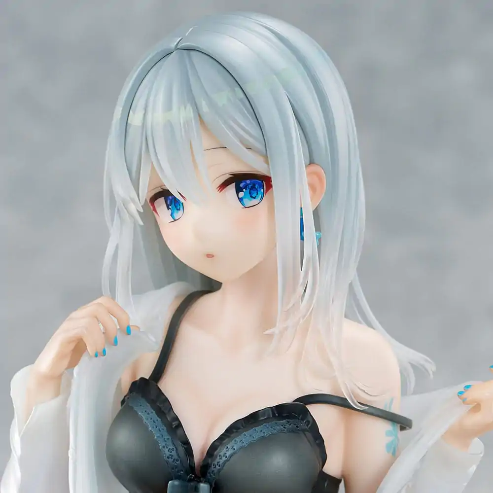 Original Character PVC kip 1/7 srebrnolasa punca Sky Blue Morning Special Outfit Ver. po ilustraciji Fuumi 16 cm fotografija izdelka