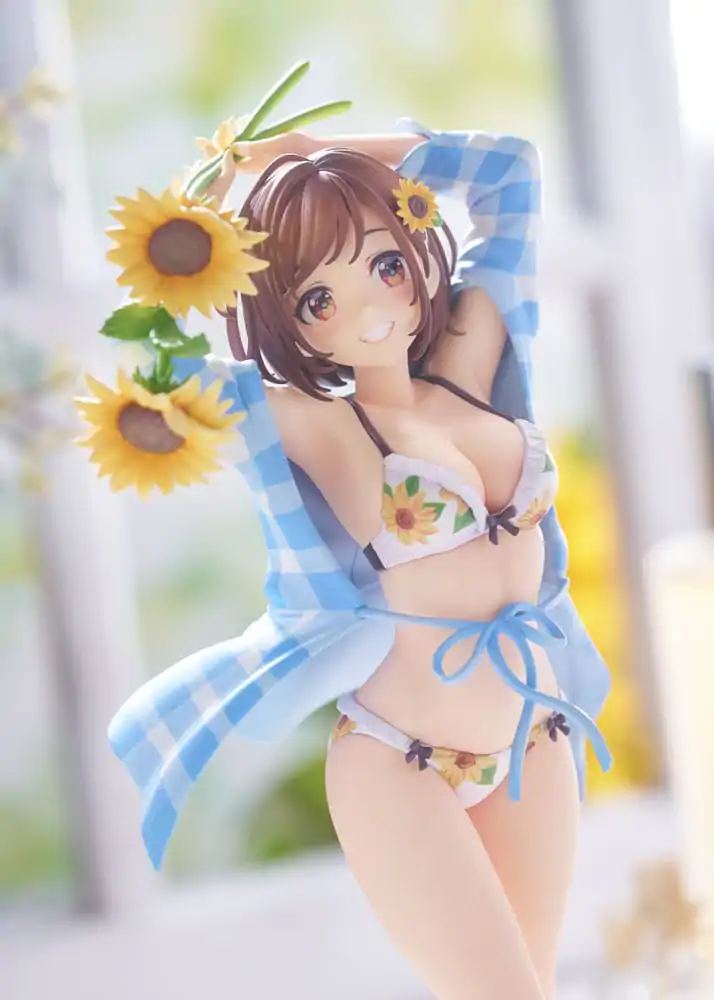 Original Character PVC kip 1/7 Sunflower Girl Illustration by EnMorikura 24 cm fotografija izdelka