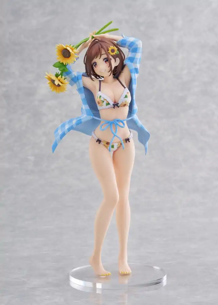 Original Character PVC kip 1/7 Sunflower Girl Illustration by EnMorikura 24 cm fotografija izdelka