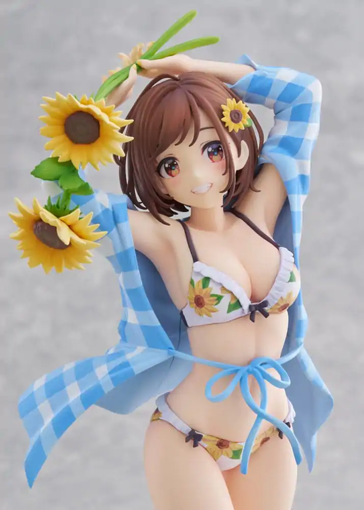 Original Character PVC kip 1/7 Sunflower Girl Illustration by EnMorikura 24 cm fotografija izdelka