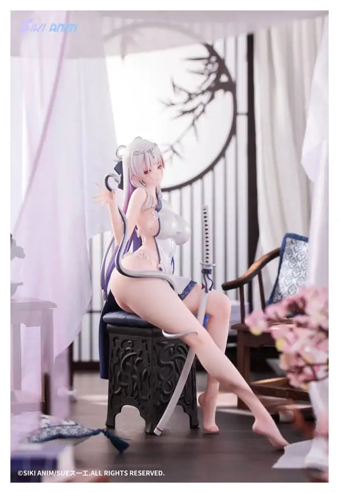 Originalni lik PVC kip 1/7 The Color of the Blue - White Snake normalna izdaja 20 cm fotografija izdelka