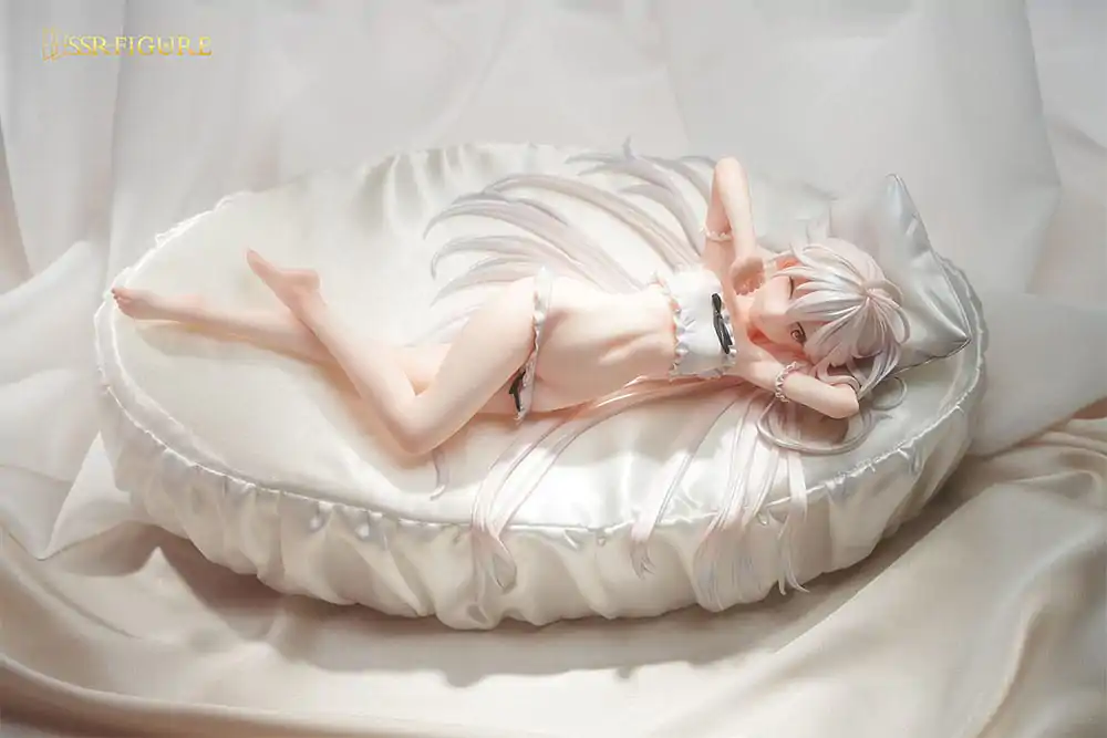 Original Character PVC Kip 1/7 Wakening White Haired-Chan Ilustracija Hayashi Kewi 11 cm fotografija izdelka