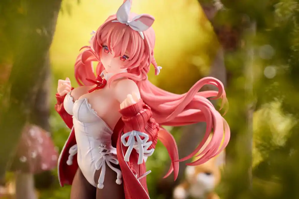 Original Character PVC 1/7 Beli Zajec, ilustriral Rosuuri, Deluxe verzija 24 cm fotografija izdelka