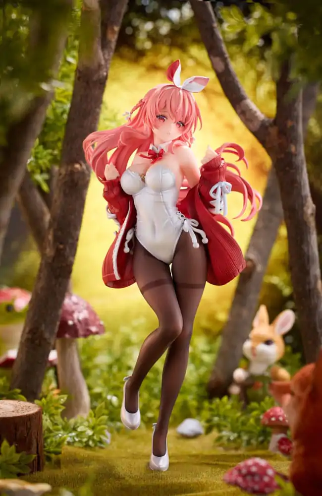 Original Character PVC 1/7 Beli Zajec, ilustriral Rosuuri, Deluxe verzija 24 cm fotografija izdelka