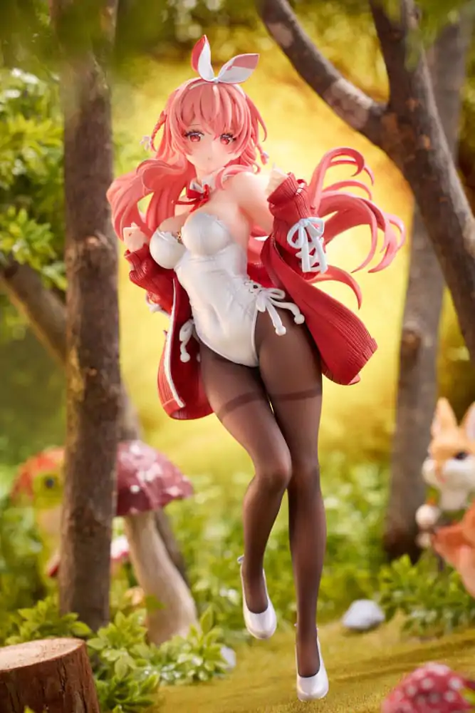 Original Character PVC 1/7 Beli Zajec, ilustriral Rosuuri, Deluxe verzija 24 cm fotografija izdelka