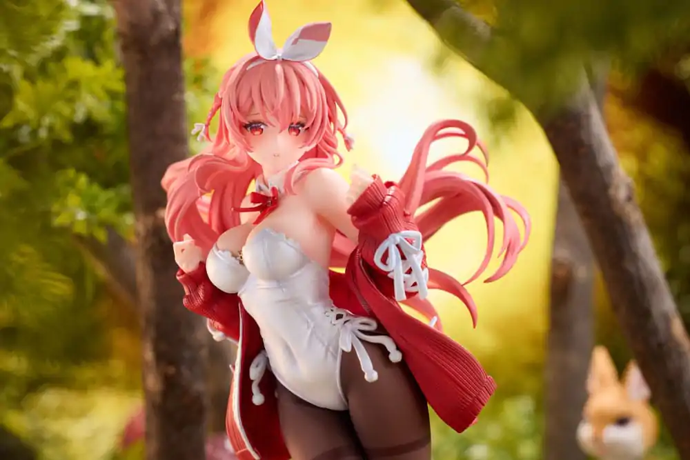 Original Character PVC 1/7 Beli Zajec, ilustriral Rosuuri, Deluxe verzija 24 cm fotografija izdelka