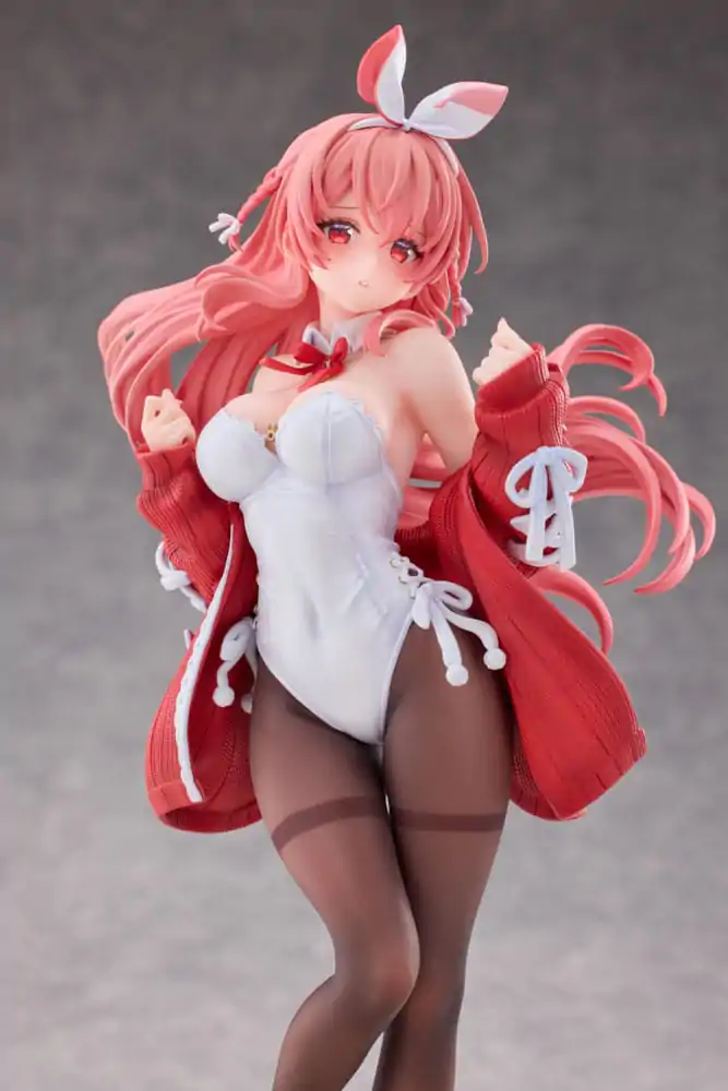 Original Character PVC 1/7 Beli Zajec, ilustriral Rosuuri, Deluxe verzija 24 cm fotografija izdelka