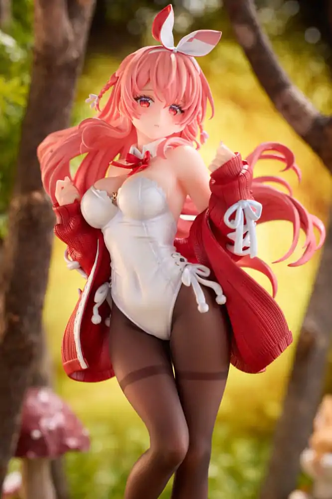 Original Character PVC 1/7 Beli Zajec, ilustriral Rosuuri, Deluxe verzija 24 cm fotografija izdelka