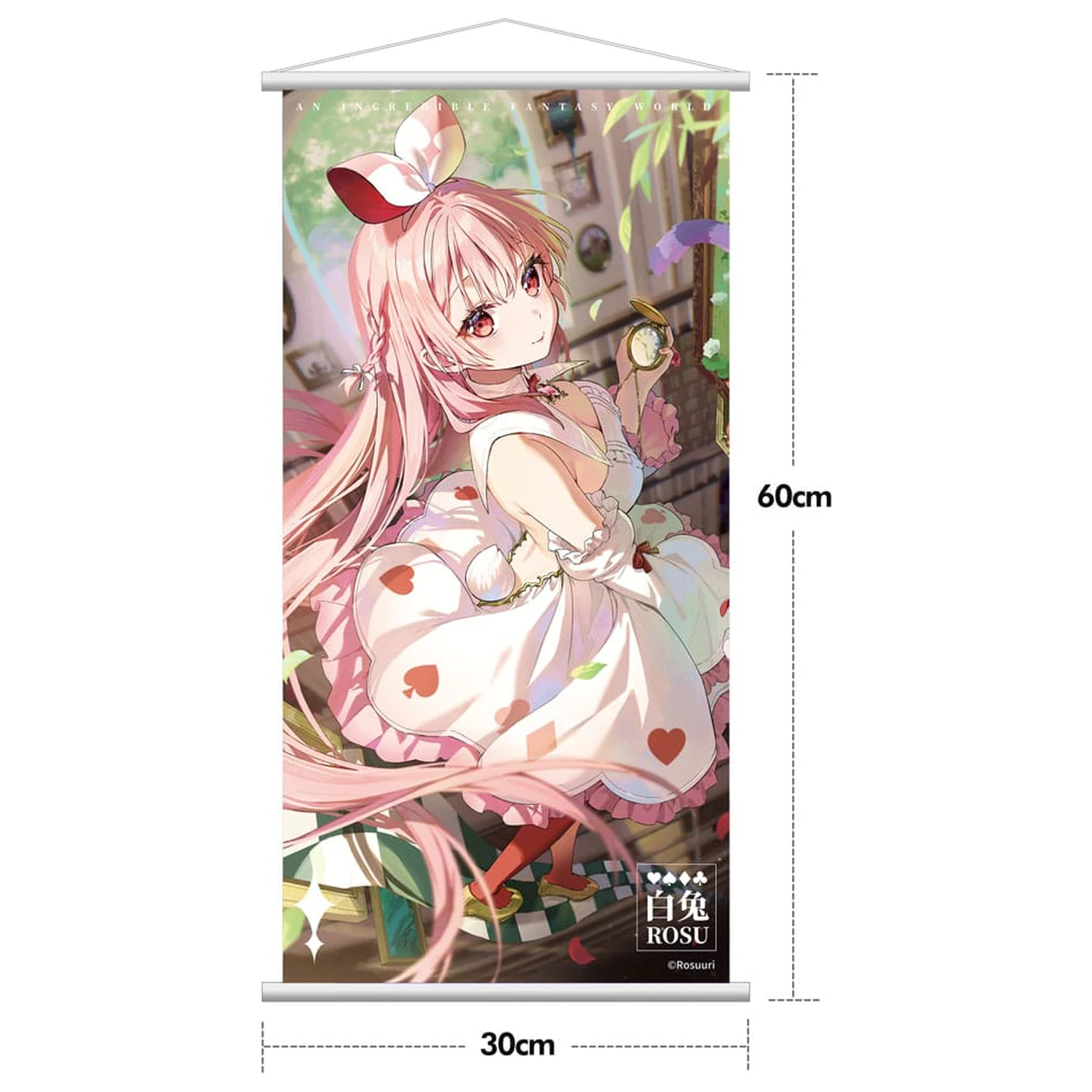 Original Character PVC kip 1/7 White Rabbit Rosu Wonderland Ver. Illustrated by Rosuuri Deluxe Edition 29 cm fotografija izdelka