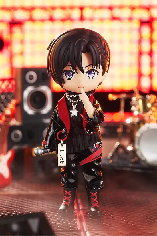 Original Character Accessories for Nendoroid Doll Figures Komplet oblačil: Idol Outfit – Boy (Deep Red) fotografija izdelka