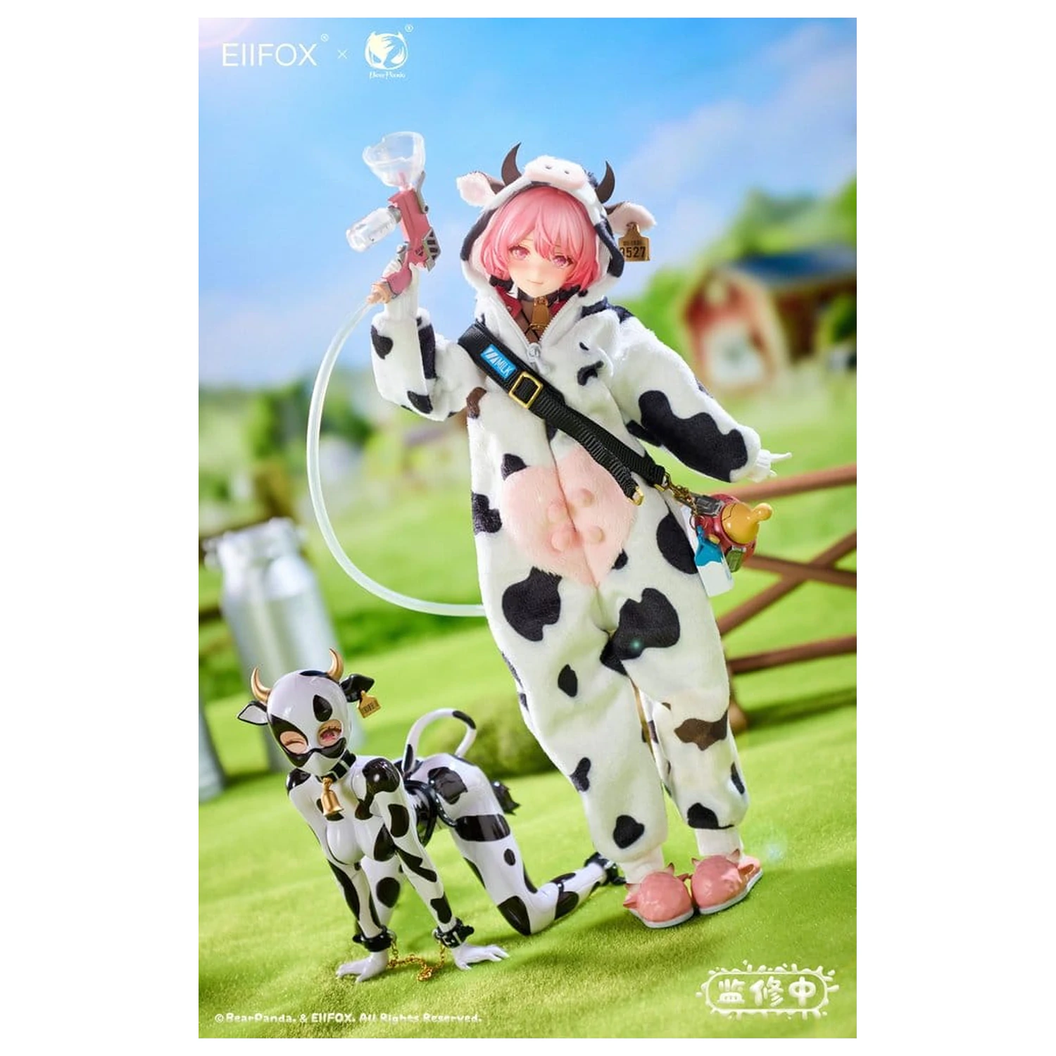 Original Character Akcijska Figura 1/8 Eiifox & BearPanda Nyuugyuu Momo 21 cm fotografija izdelka
