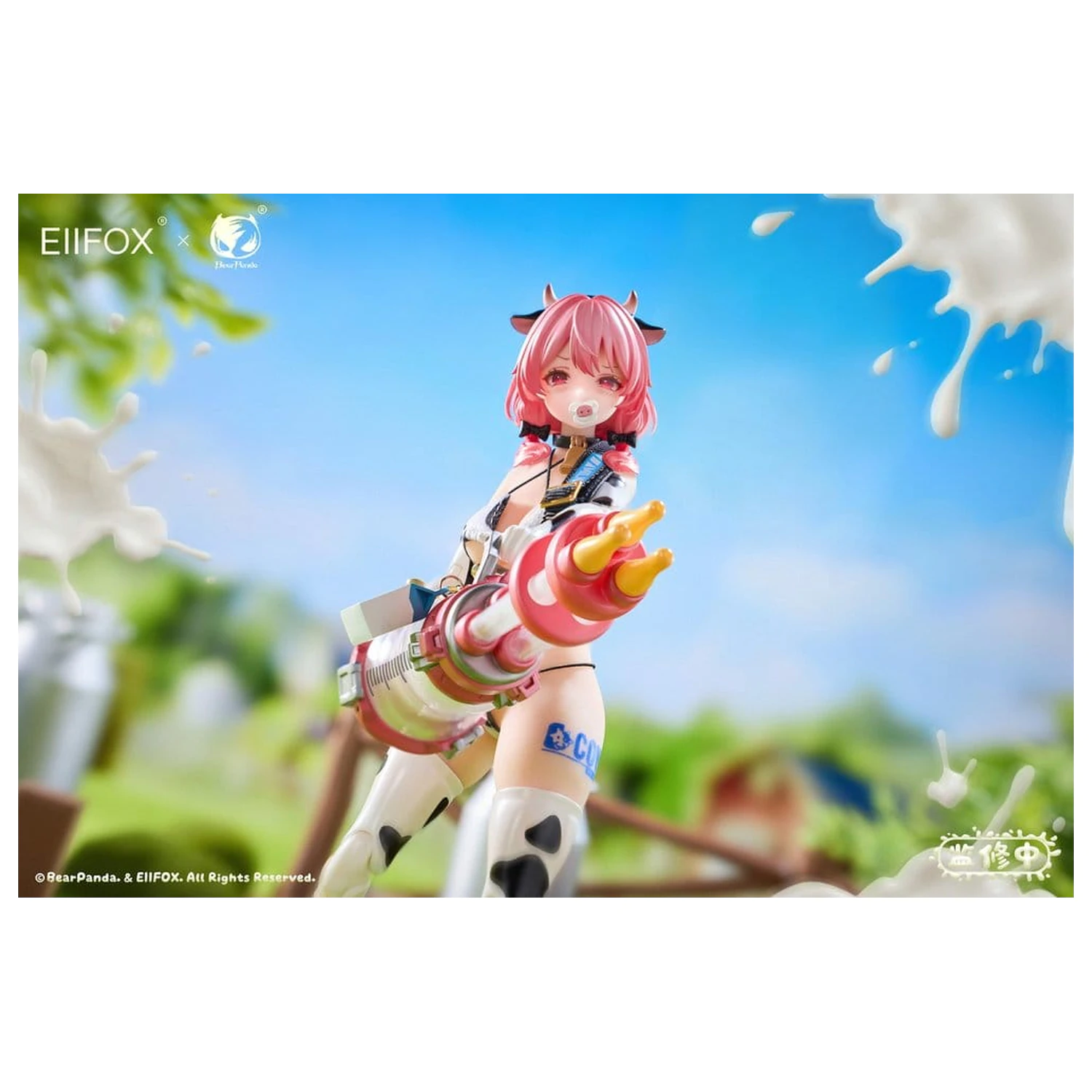 Original Character Akcijska Figura 1/8 Eiifox & BearPanda Nyuugyuu Momo 21 cm fotografija izdelka