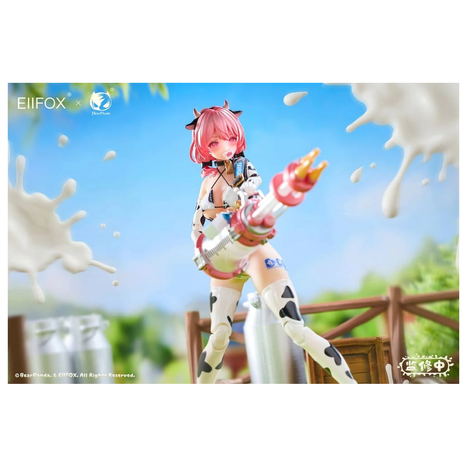Original Character Akcijska Figura 1/8 Eiifox & BearPanda Nyuugyuu Momo 21 cm fotografija izdelka