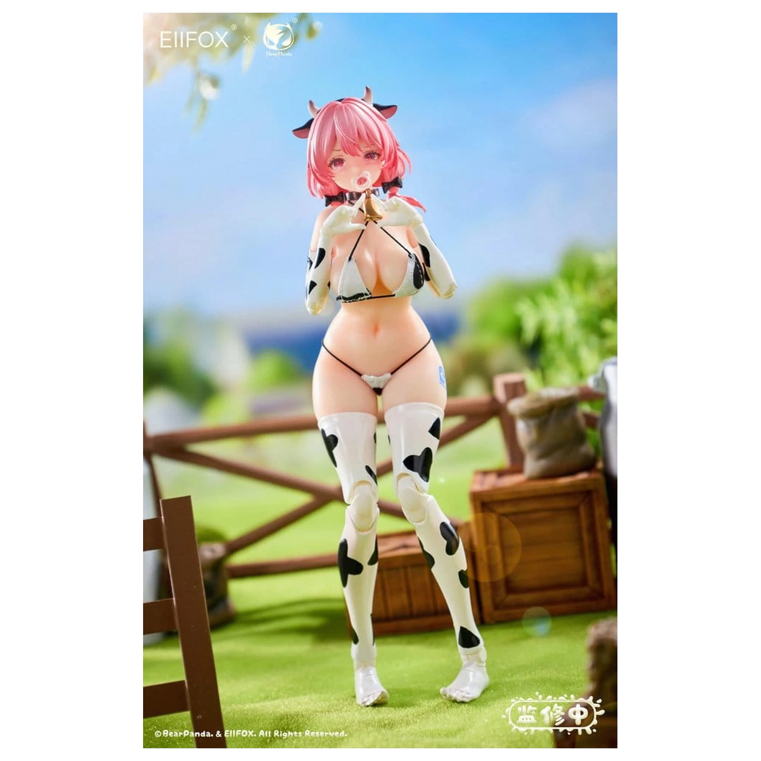 Original Character Akcijska Figura 1/8 Eiifox & BearPanda Nyuugyuu Momo 21 cm fotografija izdelka