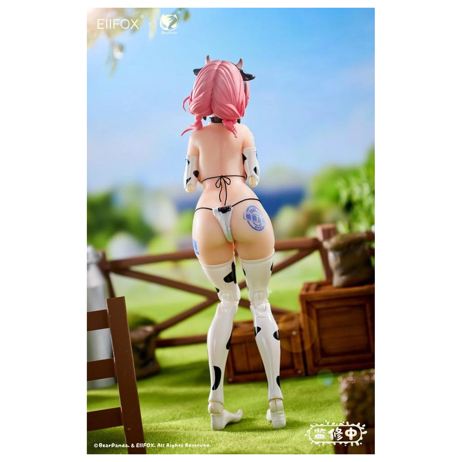 Original Character Akcijska Figura 1/8 Eiifox & BearPanda Nyuugyuu Momo 21 cm fotografija izdelka