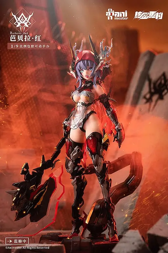 Original Character Plastični Model Komplet Alloy Articulated Assemblable Model Thunderbolt-Barbera Red 21 cm fotografija izdelka