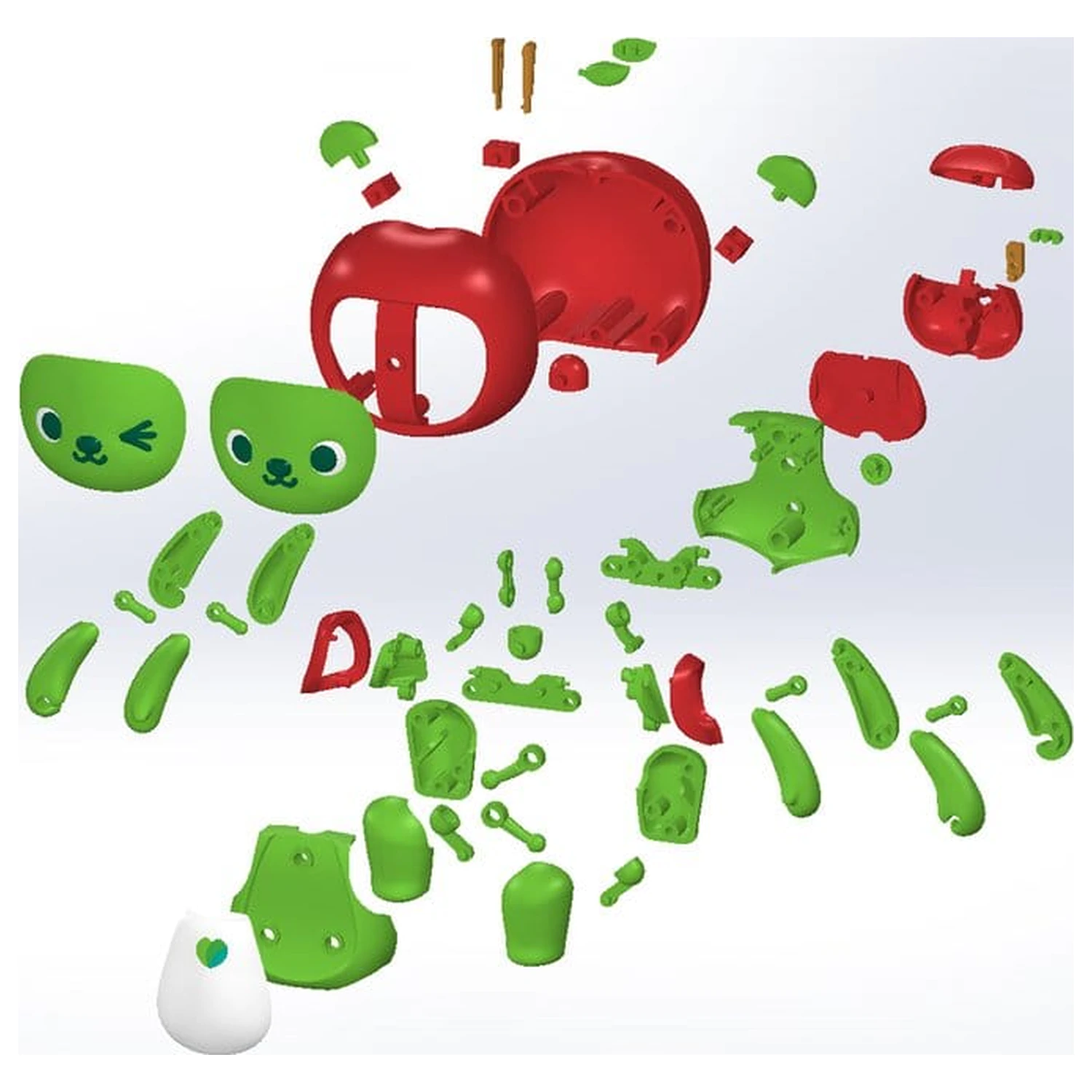 Original Character komplet plastičnih modelov Arukuma 10 cm fotografija izdelka