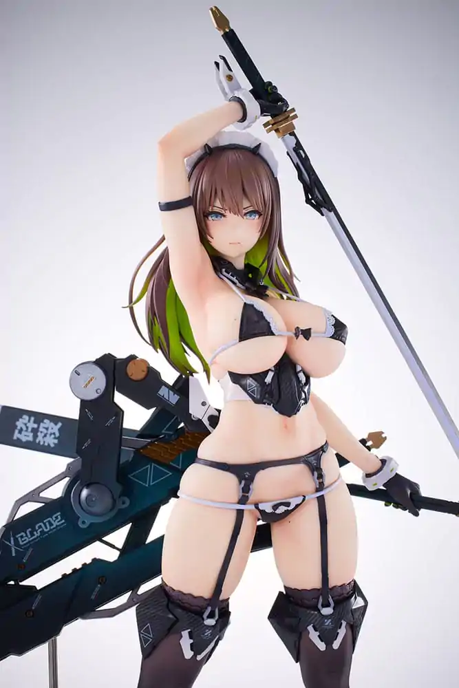 Original Character by Nidy-2D PVC Kip 1/7 Meido-Busou: Blade DX Ver. 27 cm fotografija izdelka