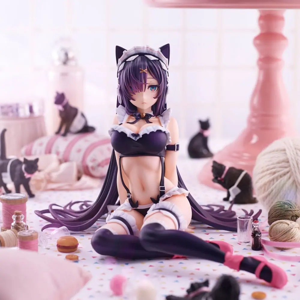 Original Character kip PVC Cat Maid 15 cm fotografija izdelka