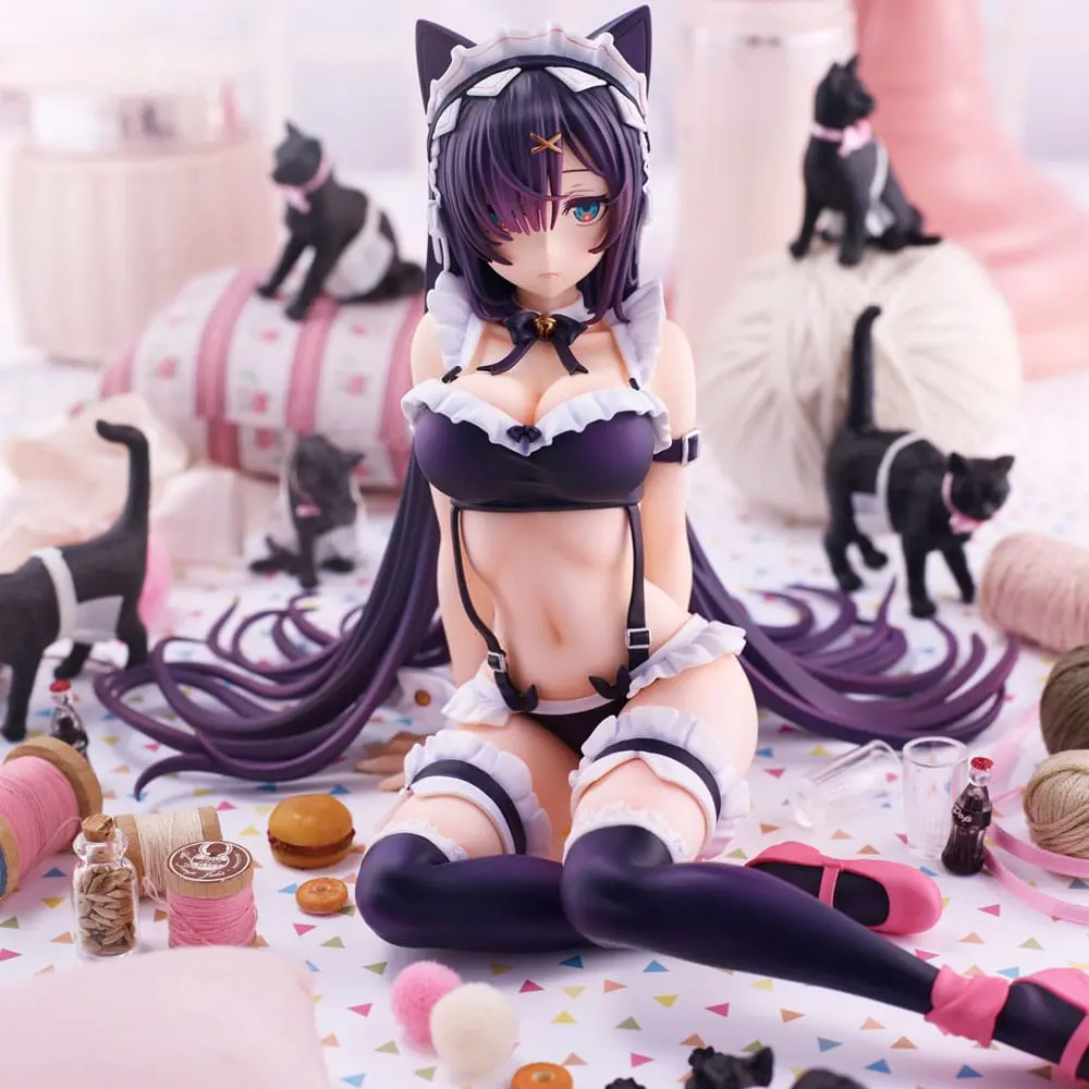 Original Character kip PVC Cat Maid 15 cm fotografija izdelka