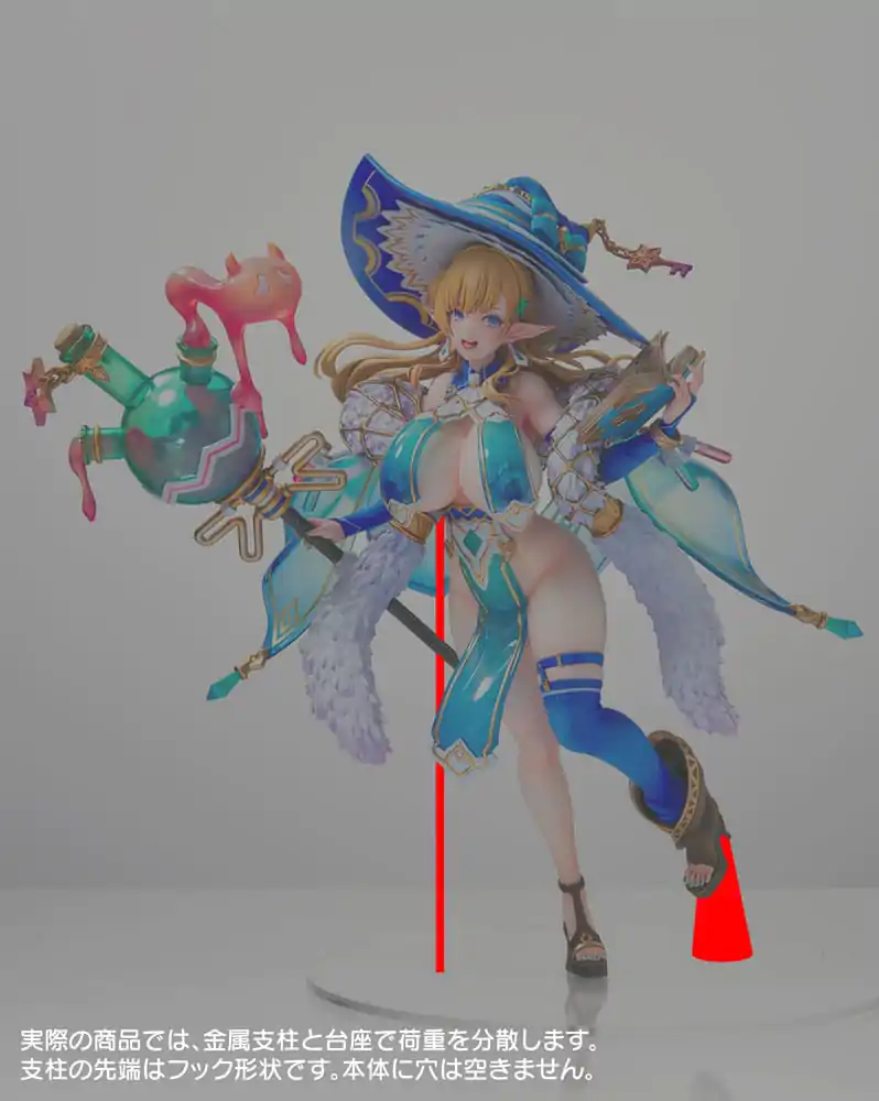 Original Character Elf Village Series PVC figura 1/6 15th Villager Milklinde Antenna 25 cm fotografija izdelka