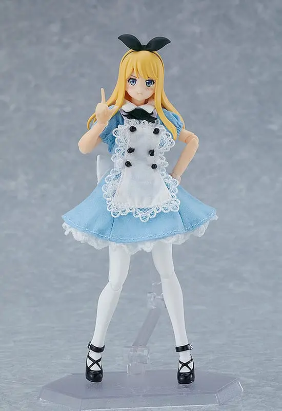 Original Character Figma Akcijska Figura Žensko Telo (Alice) z Obleko in Predpasnikom Outfit 13 cm fotografija izdelka