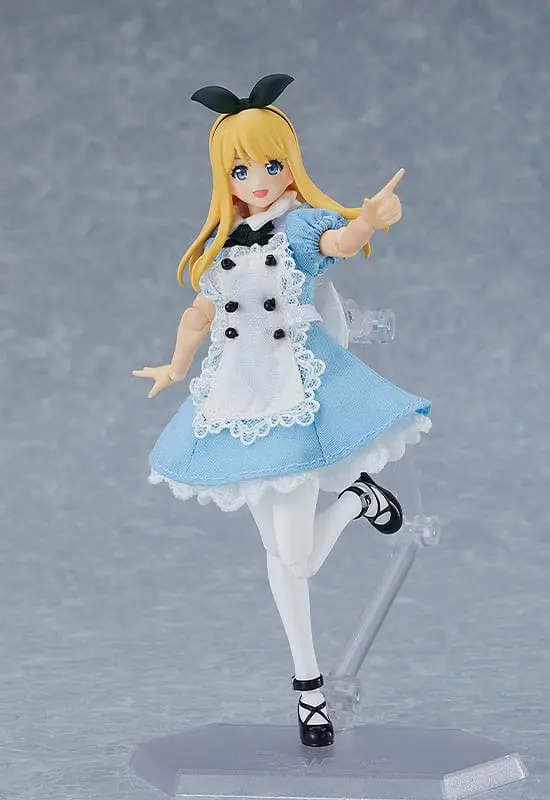 Original Character Figma Akcijska Figura Žensko Telo (Alice) z Obleko in Predpasnikom Outfit 13 cm fotografija izdelka