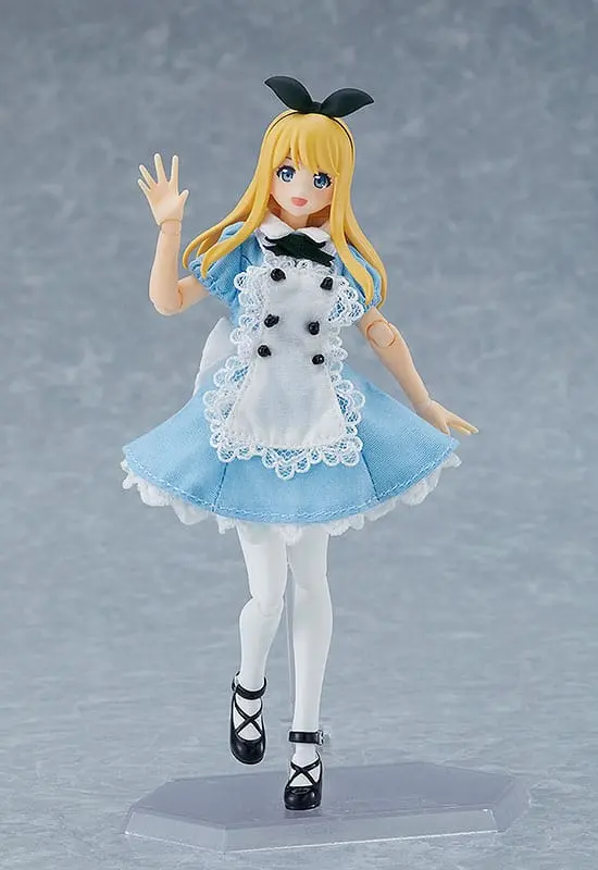 Original Character Figma Akcijska Figura Žensko Telo (Alice) z Obleko in Predpasnikom Outfit 13 cm fotografija izdelka