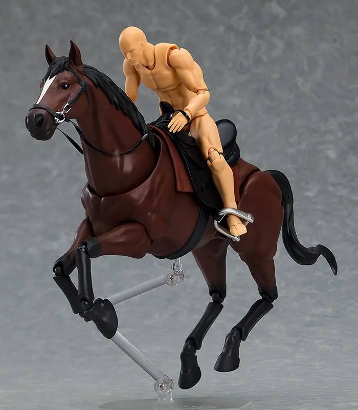 Original Character Figma Akcijska Figura Konj ver. 2 (Chestnut) 19 cm fotografija izdelka