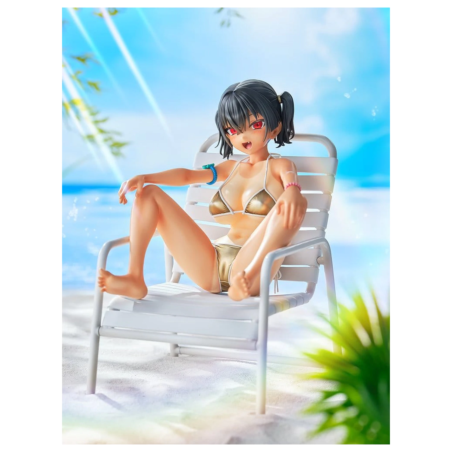 Original Character Figura 1/5 Nocturnas Sasaki Kanna–Gold Bikini Ver.23 cm fotografija izdelka