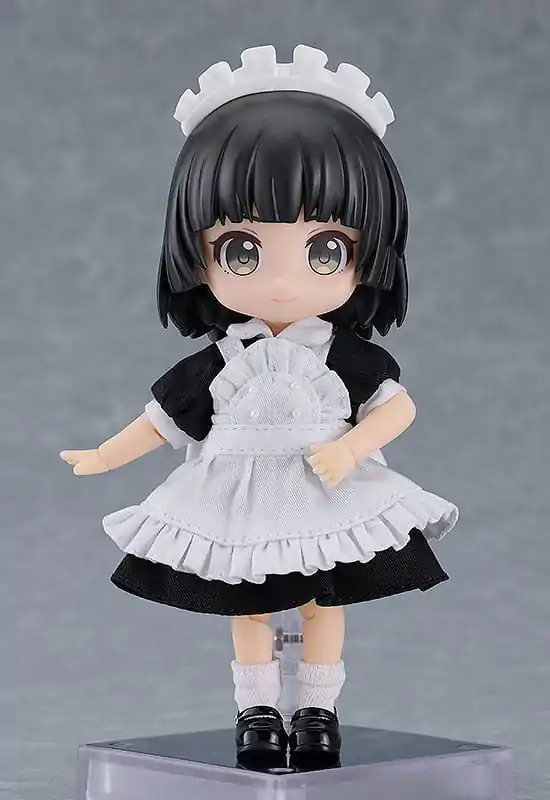 Original Character for Nendoroid Doll Figures Komplet oblačil: Mini obleka služkinje (Črna) fotografija izdelka