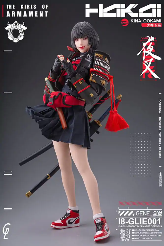 Original Character i8Toys x Gharliera Akcijska Figura 1/6 The Girls of Armament Kina Ookami 28 cm fotografija izdelka