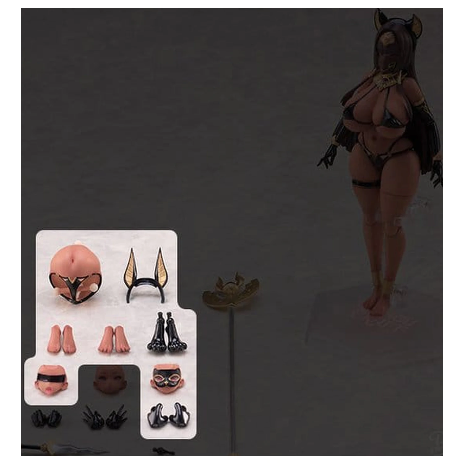 Original Character Isekai Emaki deli za akcijske figure 1/12 egipčanska boginja Bastet fotografija izdelka