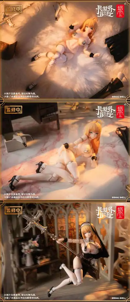 Originalni komplet akcijske figure lika 1/12 RPG-02 Sister Muse Asdo 15 cm fotografija izdelka