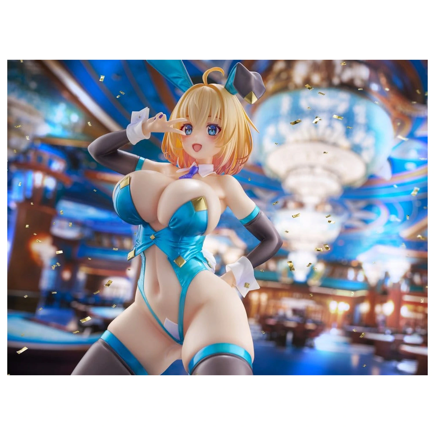 Original Character KoiKoi -Sakura- PVC figura 1/6 Sophia F. Shirring Blue Bunny Ver. 20 cm fotografija izdelka