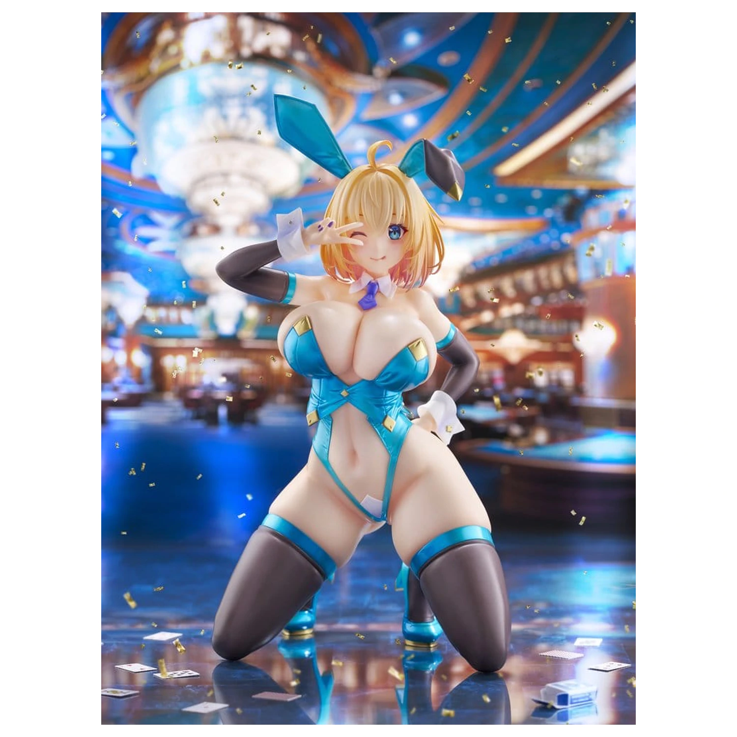 Original Character KoiKoi -Sakura- PVC figura 1/6 Sophia F. Shirring Blue Bunny Ver. 20 cm fotografija izdelka