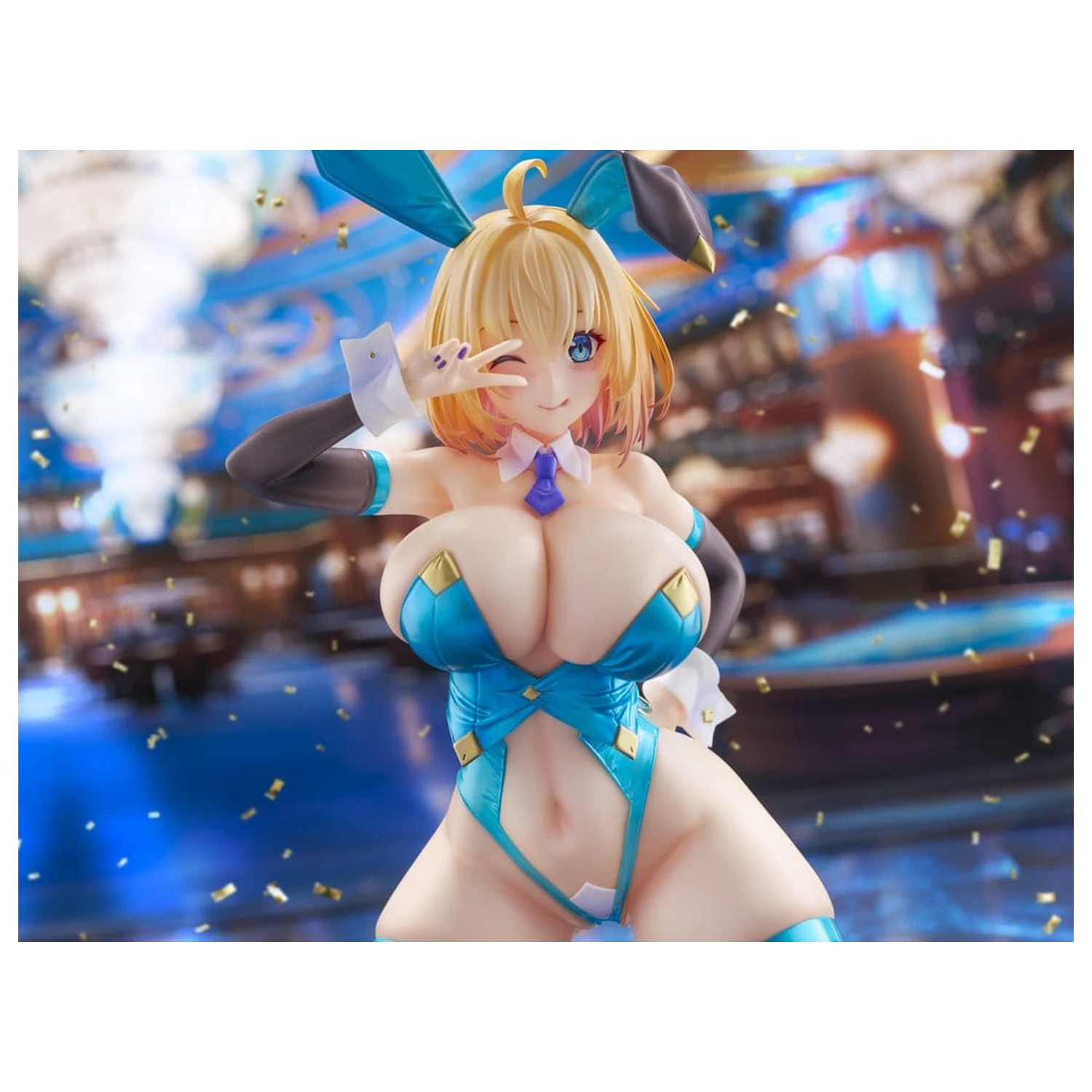 Original Character KoiKoi -Sakura- PVC figura 1/6 Sophia F. Shirring Blue Bunny Ver. 20 cm fotografija izdelka